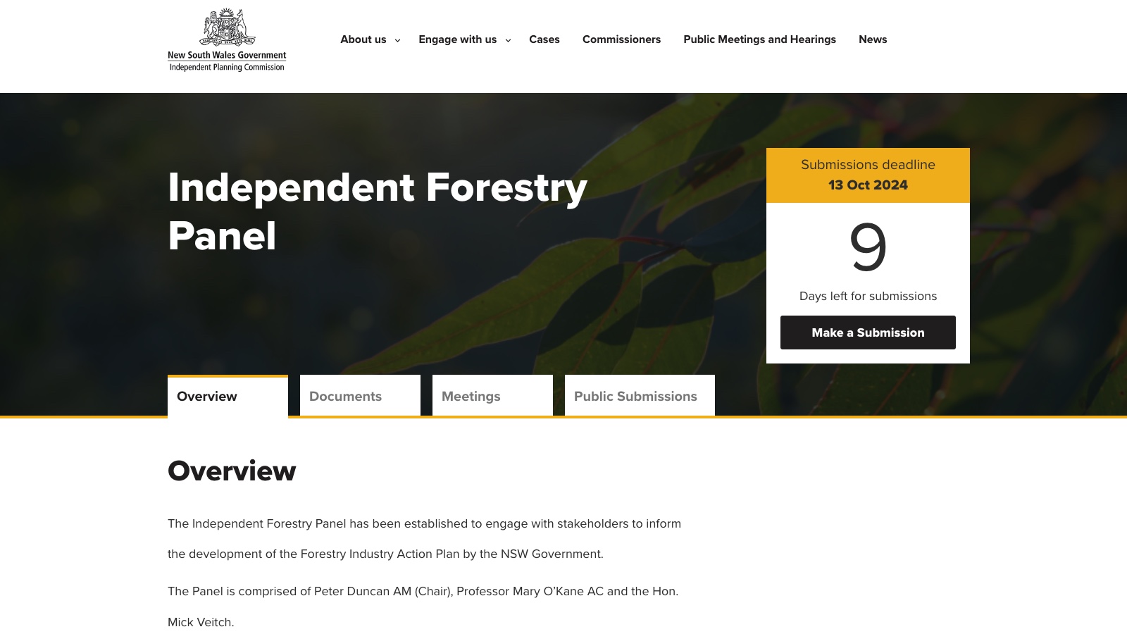 NSW Independent Forestry Panel