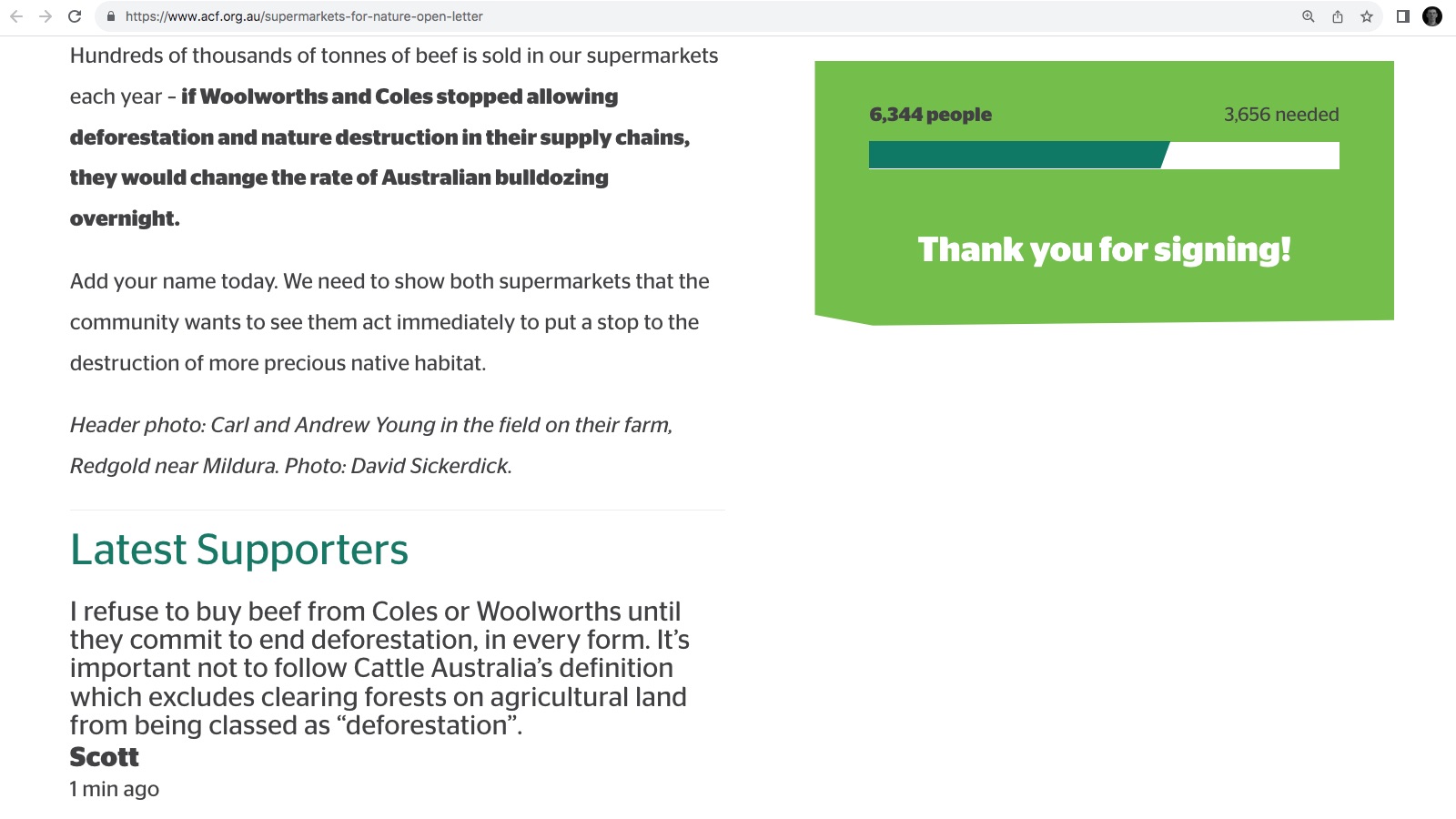 Open Letter to Woolworths & Coles