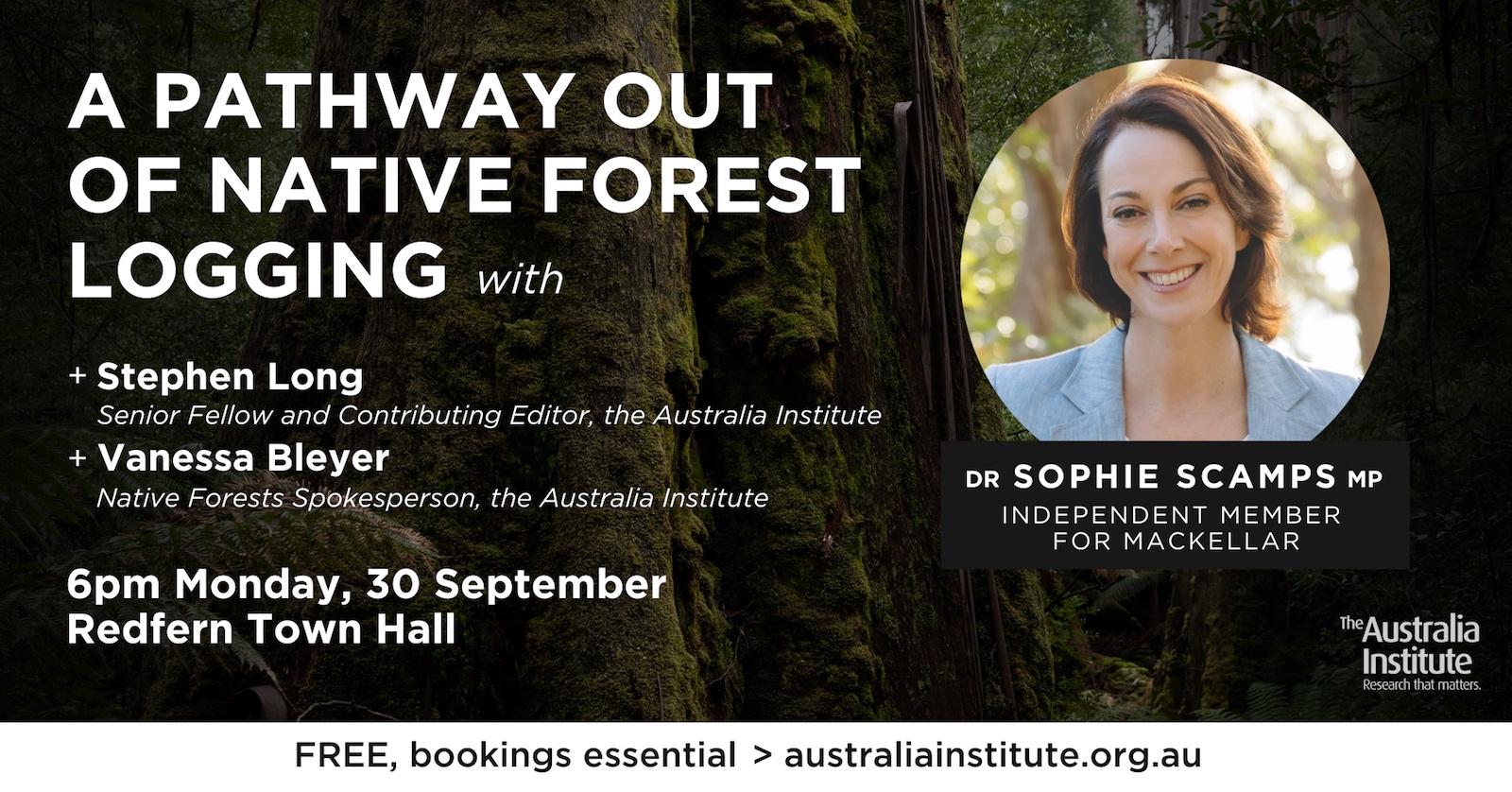 Pathway out of Native Forest Logging Event